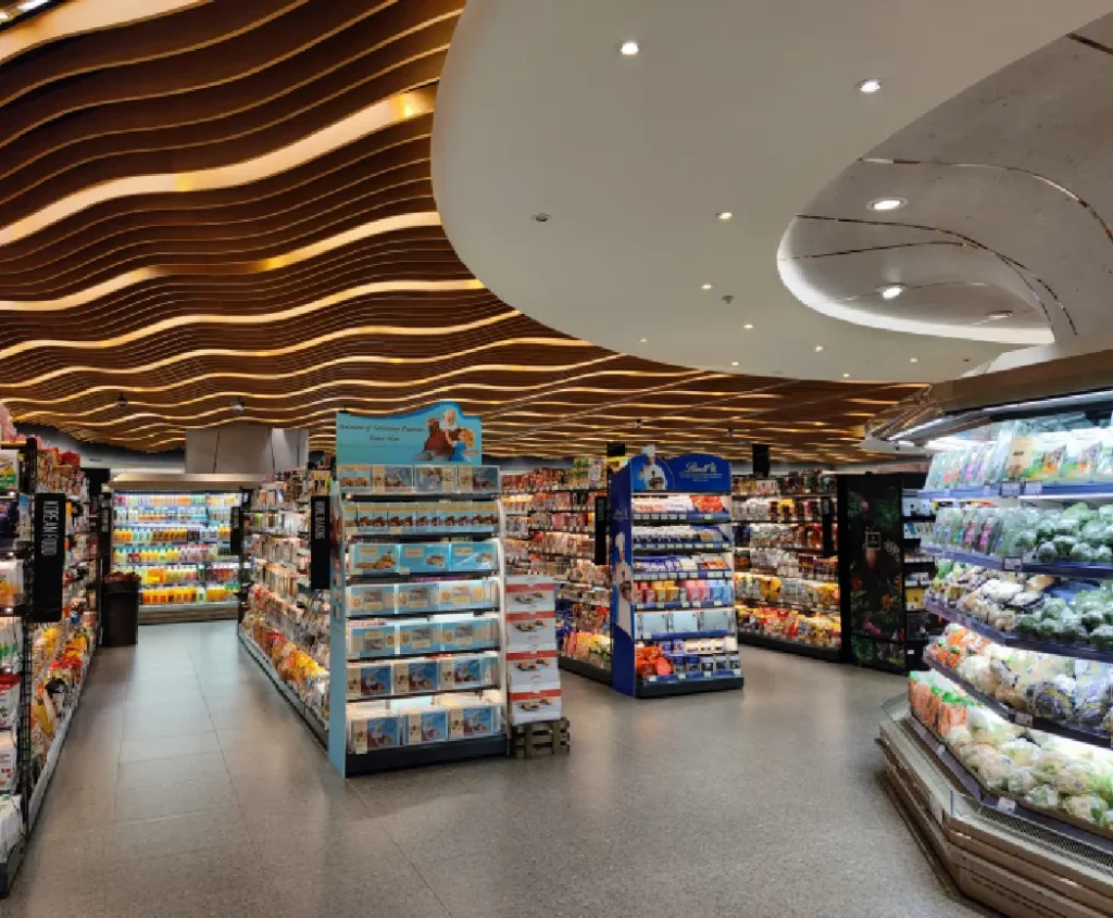 Super markets payment processing